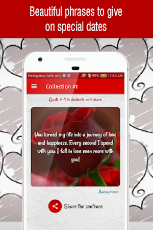 love images with quotes Screenshot 1