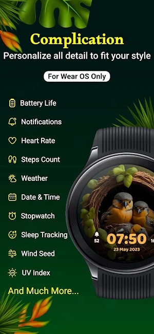 Beautiful Birds Watchfaces PRO Screenshot 2