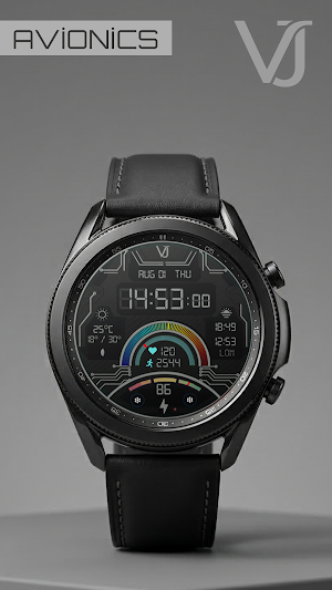 VJ-Avionics Digital Watch Face Screenshot 3