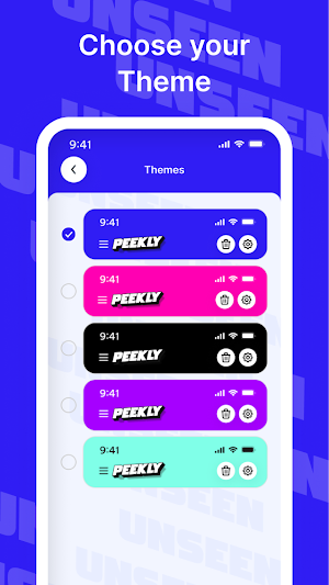 Peekly: Unseen Chat & Track Screenshot 2