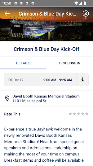 KU Admissions Guidebook Screenshot 2