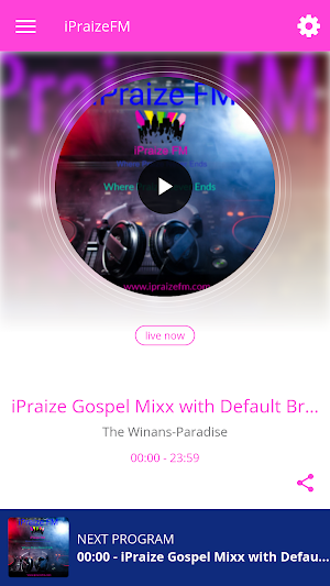 iPraizeFM Screenshot 0