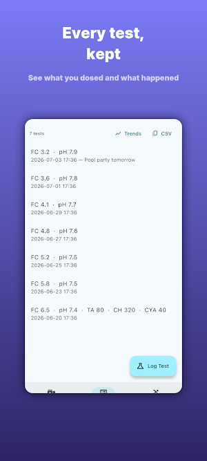 Pool Chemical Calculator Screenshot 1