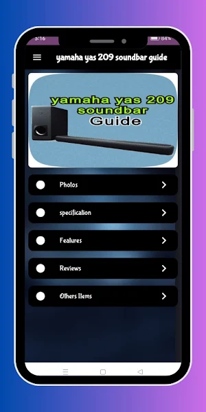 yamaha yas 209 soundbar guide Screenshot 0