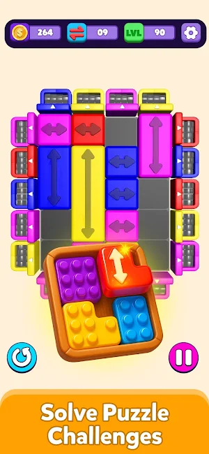 Color Block Jam: Slide Puzzle Screenshot 1