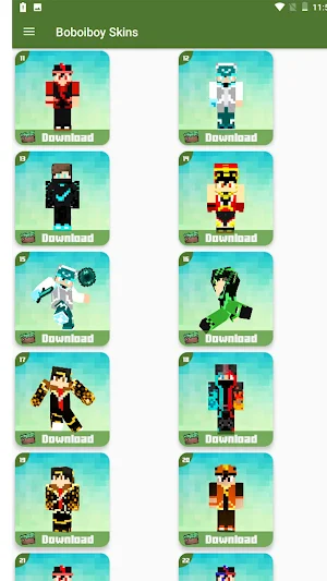 BoBoiBoy Skins for Minecraft Screenshot 2