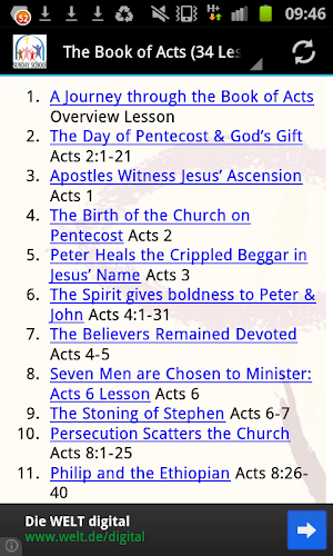 Sunday School Lessons Screenshot 2