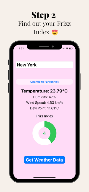 Frizz - Hair Forecast Screenshot 1