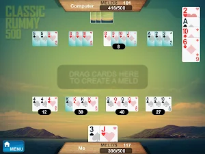Rummy 500 card offline game Screenshot 3