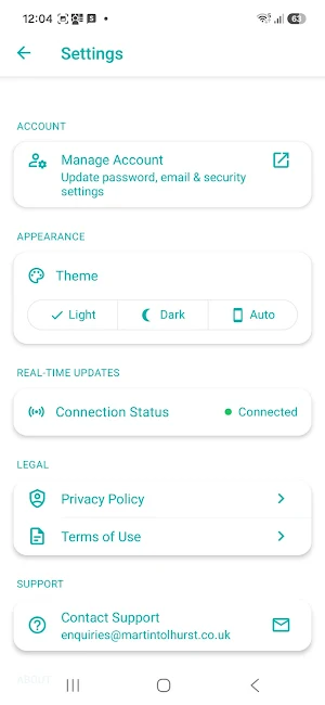 Martin Tolhurst Client Hub Screenshot 3