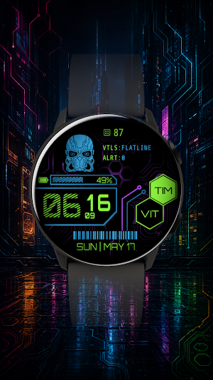 Ghost Protocol Watch Face Screenshot 2