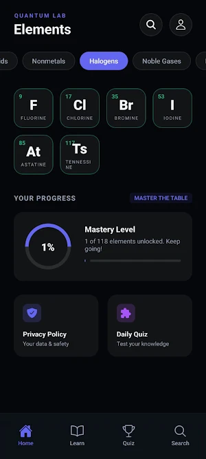 Elements Periodic Table Screenshot 2