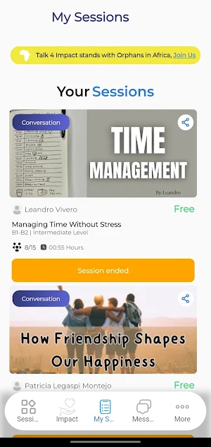 Talk 4 Impact Screenshot 2