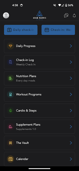 Adam Harris Fitness Screenshot 0