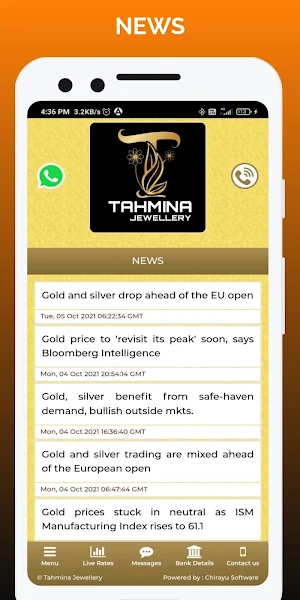 Tahmina Jewellery Screenshot 1