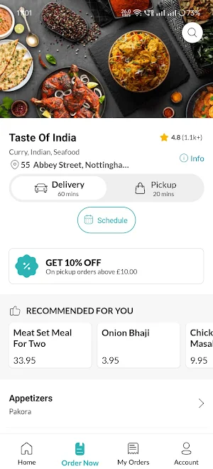 Taste Of India Screenshot 2