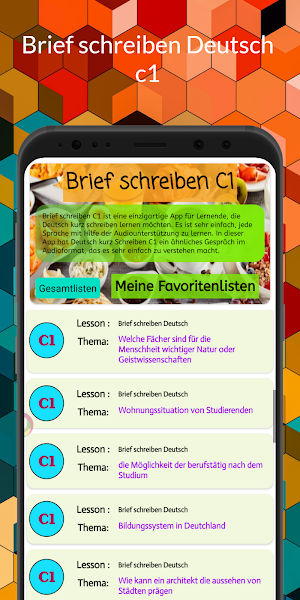 Brief schreiben Deutsch c1 Screenshot 1