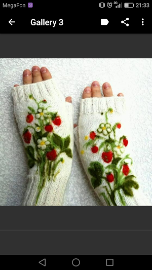 Crochet Fingerless Gloves Screenshot 2