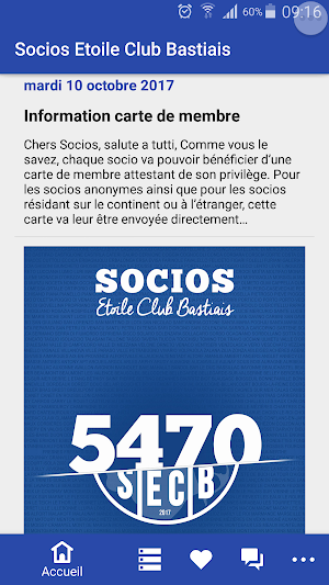 Socios Etoile Club Bastiais Screenshot 0