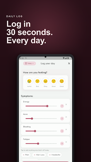 PCOS Indaga: Track & Learn Screenshot 1
