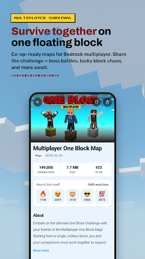 One Block Minecraft Skyblock Screenshot 3