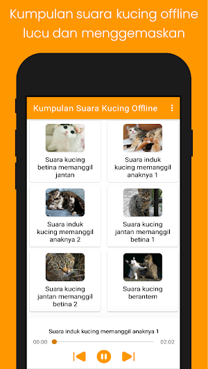 Kumpulan Suara Kucing Offline Screenshot 1
