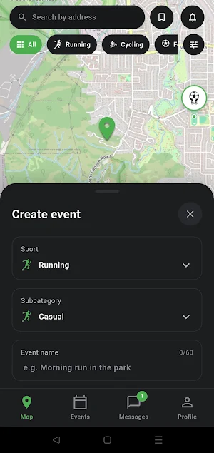 SportMap Screenshot 1
