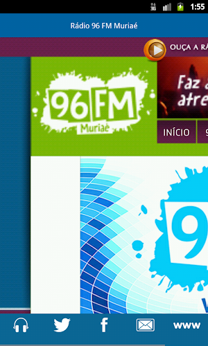 96 FM Muriaé Screenshot 3