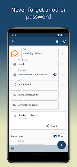 Kee Vault Screenshot 2