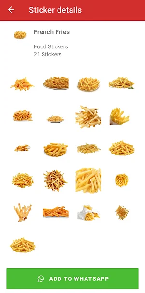 Food Stickers for chatting WA Screenshot 2