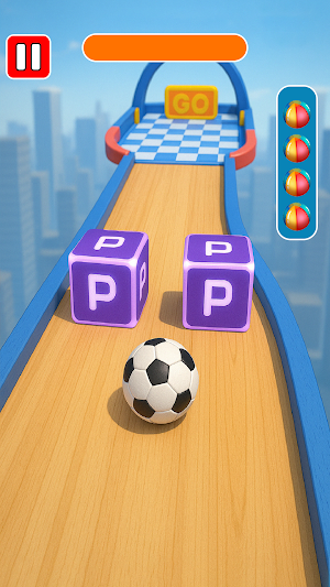 Rolling Going 3D Ball Game Screenshot 2