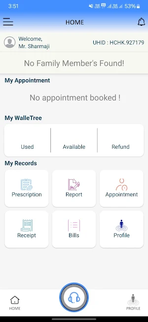 Holycross Patient Portal Screenshot 1