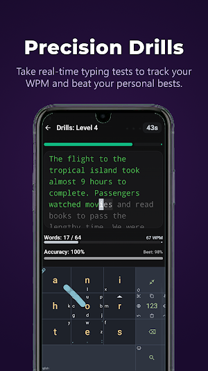 Tessera Mastery: Typing Games Screenshot 1