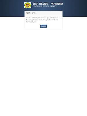 EXAM SMAN 1 Jampangkulon Screenshot 3
