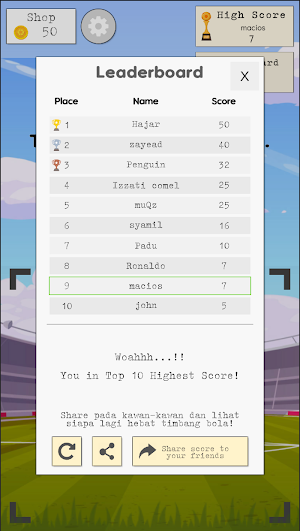 Timbang Bola (Soccer Juggling) Screenshot 1