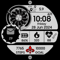 RWF1 Digital Watch Face