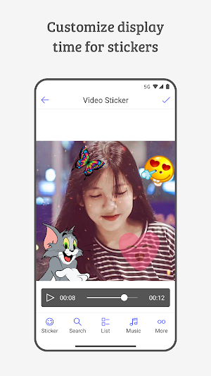 Video Sticker Editor (Add Icon, Sticker On Video) Screenshot 2