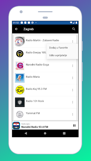 Radio Croatia online - Croatian stations AM FM PRO Screenshot 2
