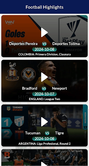 Live Football TV Streaming HD Screenshot 1