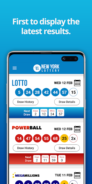 NY Lottery Results Screenshot 0