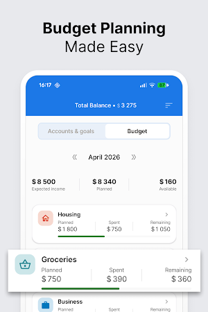 Monetix: Expense & Budget Screenshot 1