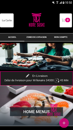 HOME SUSHI Screenshot 1