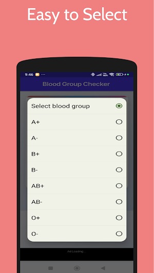 Blood Group Checker Screenshot 2