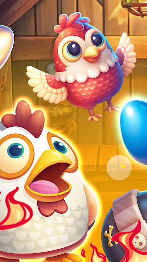 Chicken Drop&Road Screenshot 1