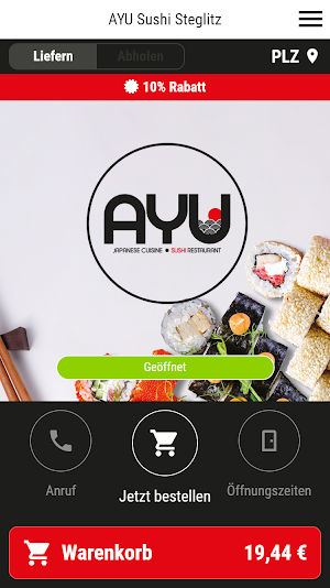 AYU Sushi Steglitz Screenshot 0