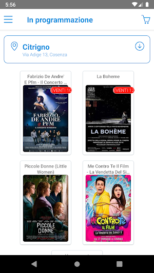 Cosenza Cinema Screenshot 0