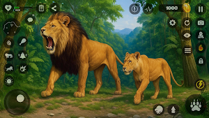 Jungle Beast Family Lion Games Screenshot 2