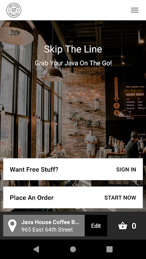 Java House Coffee Screenshot 1