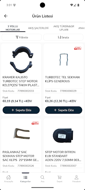 Kombisan Store Screenshot 2