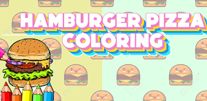 hamburger pizza coloring game Screenshot 0
